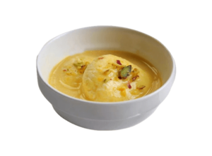 Mango or Kesar Rasmalai